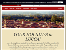 Tablet Screenshot of luccaholidayhomes.it